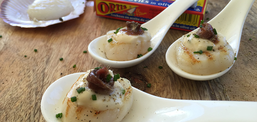 Swanbourne Market — Scallops with Anchovy