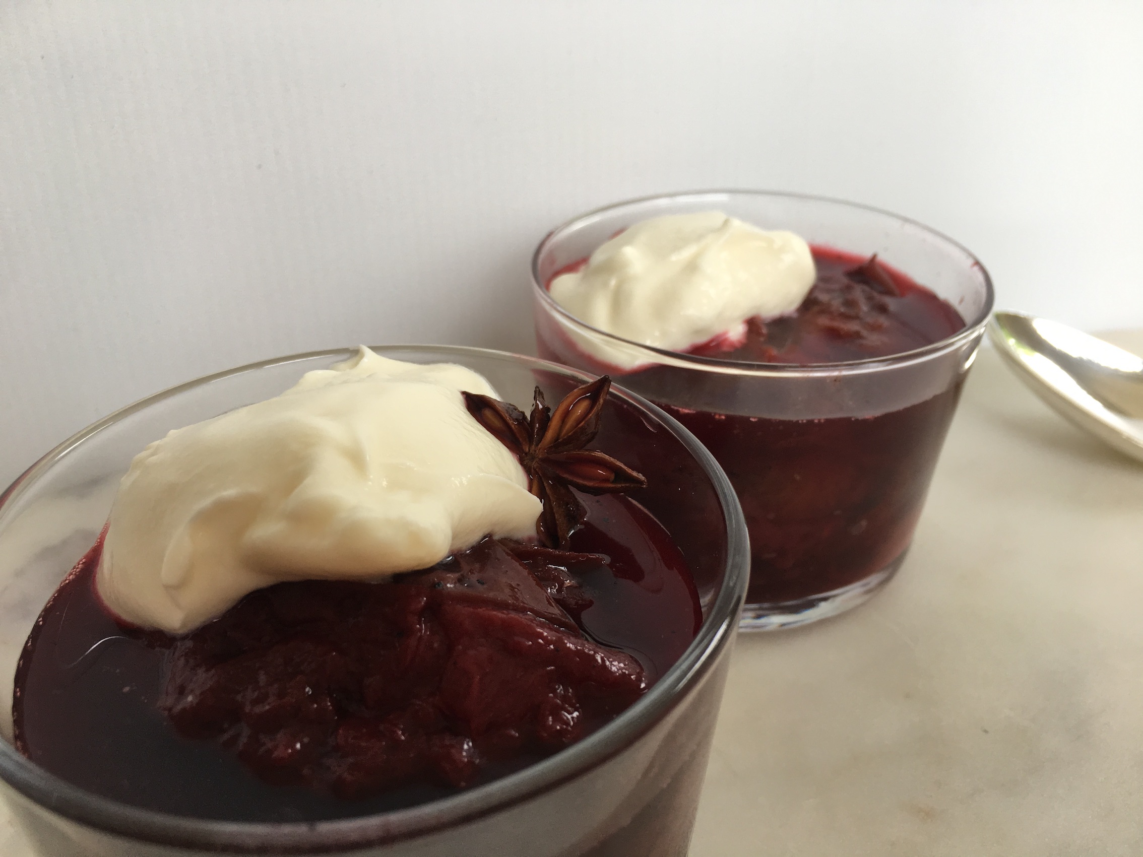 Swanbourne Market — Chai Poached Plums